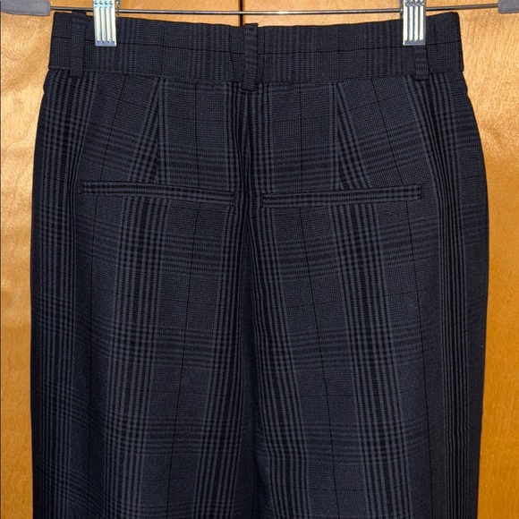 A&F Curve Love Sloane Tailored Wide Leg Pant in Black Plaid 25 - Picture 10 of 10